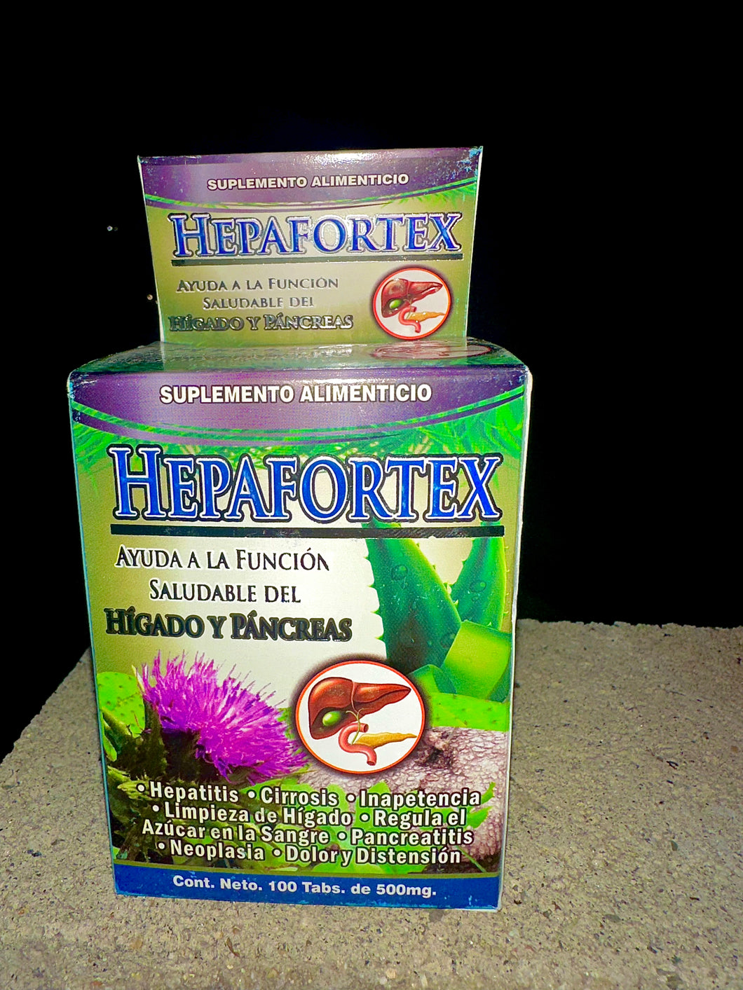 HEPAFORTEX Hígado y Páncreas 100 Tabs. de 500 mg