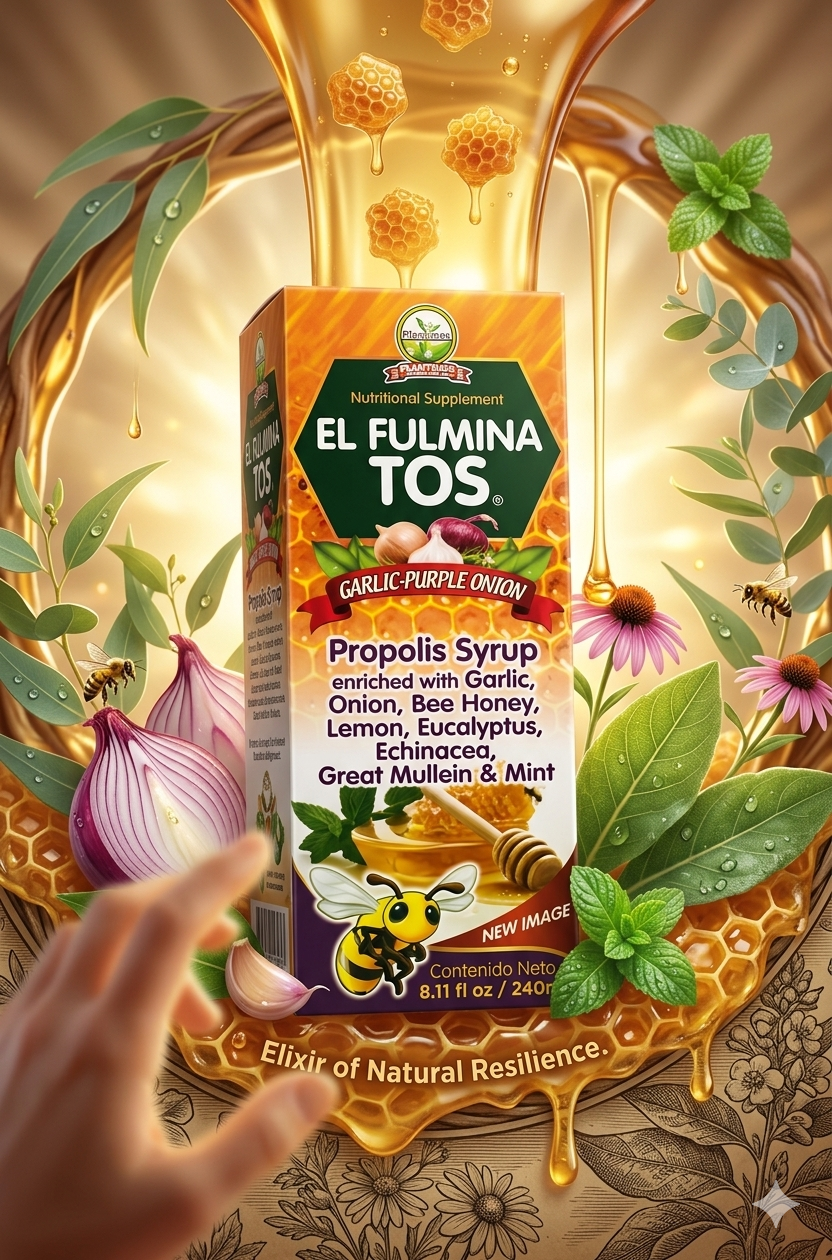 Traditional Aromatic Infusion | Garlic, Purple Onion, & Propolis Blend | 8.11 Fl Oz