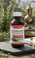 De La Cruz Rosemary Oil Compound | Skin & Hair Botanical Blend | 2 Fl Oz