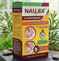 NAILEX packaging on a wooden surface with plants in the background