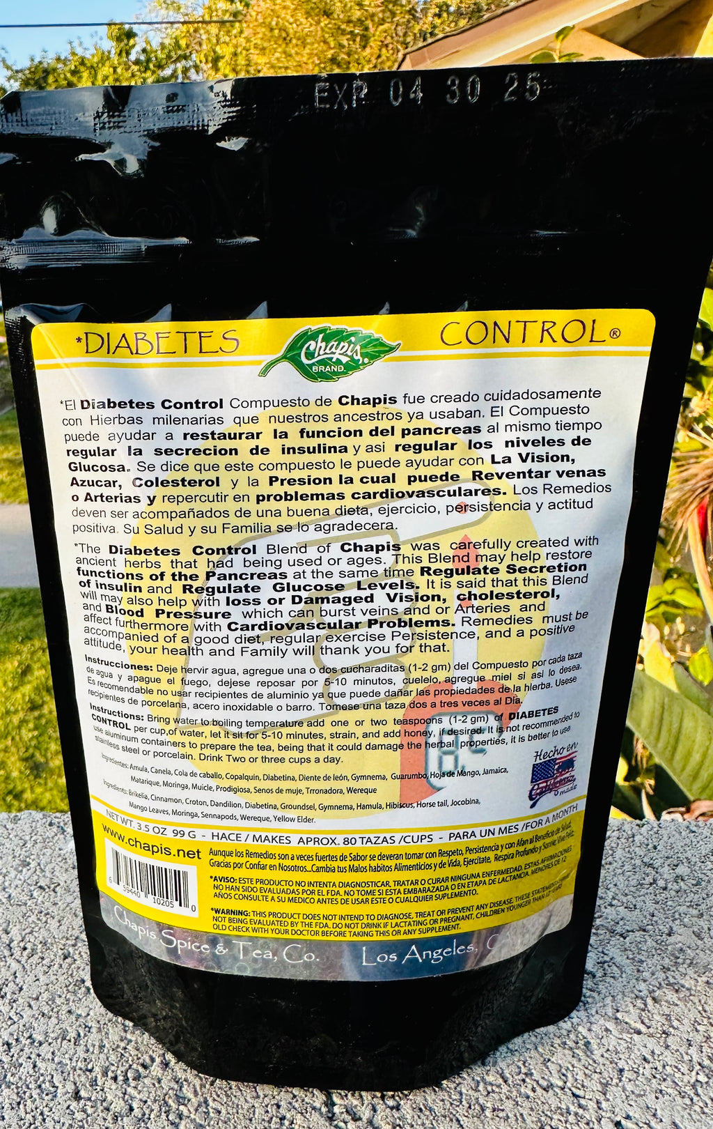 Chapis Brand Botanical Harmony Infusion | Metabolic Balance | 4oz (113g)