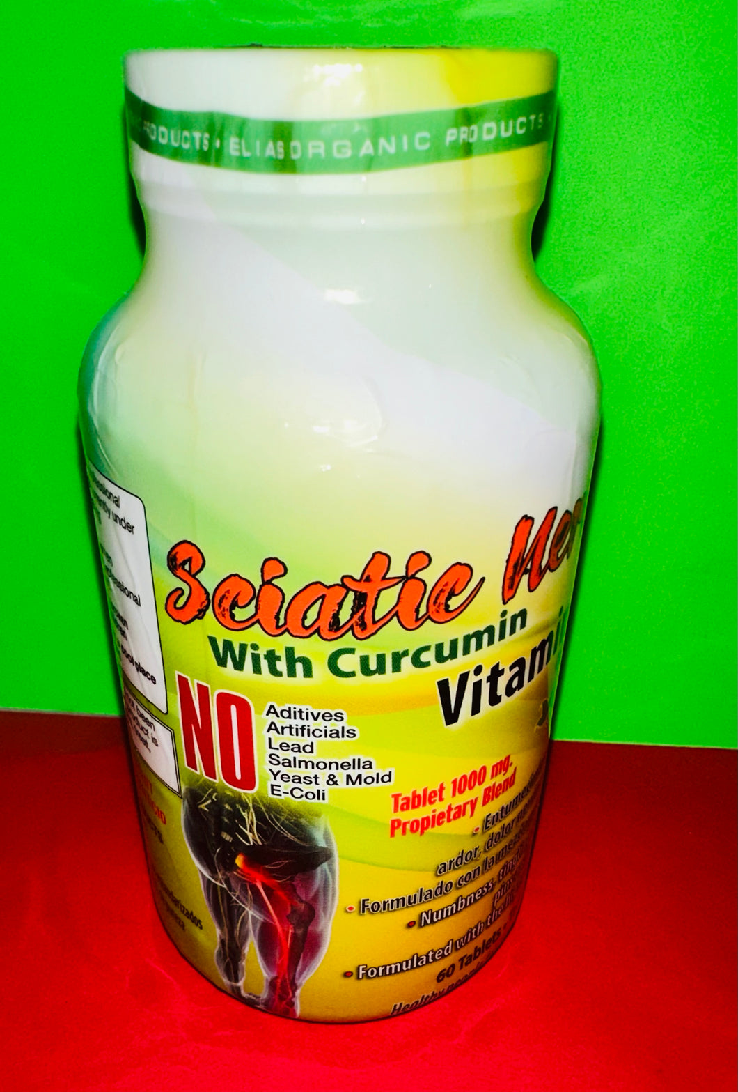 Sciatic Nerve Plus with Curcumin Vitamins and Minerals 60 Tabletas de 1000mg