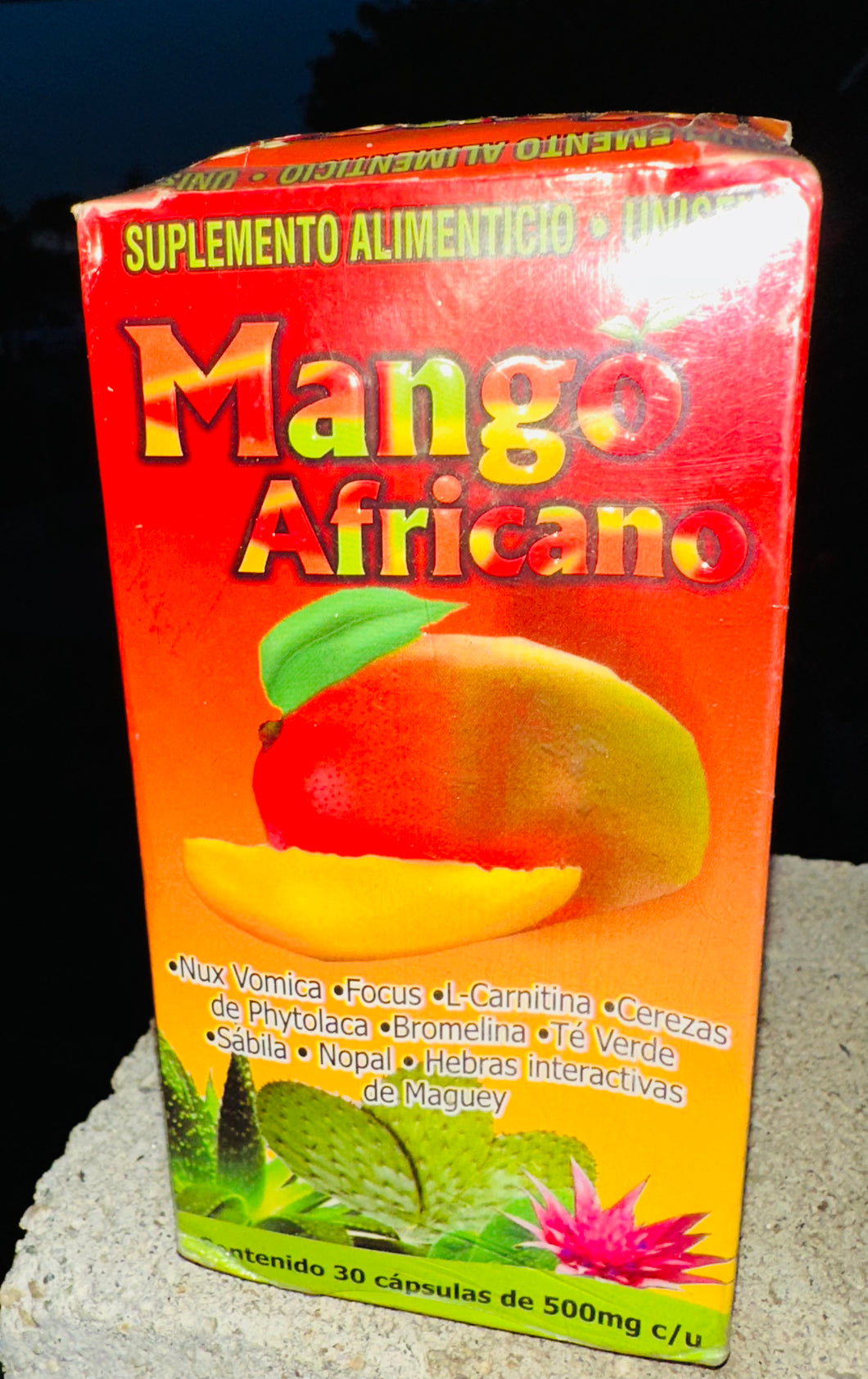 Mango Africano 30 Cápsulas de 500mg