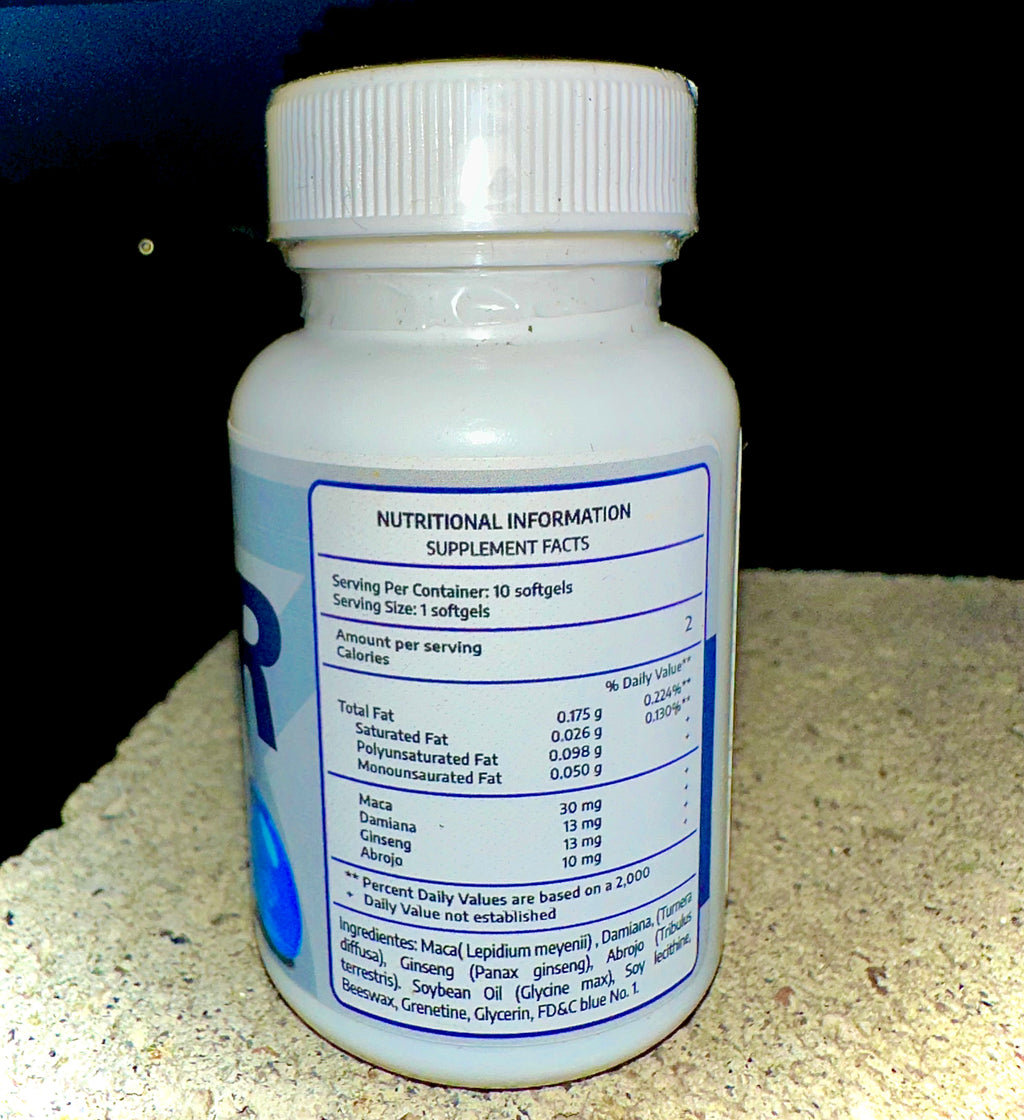 Siempre 10 Softgels of 500 mg NATURAL