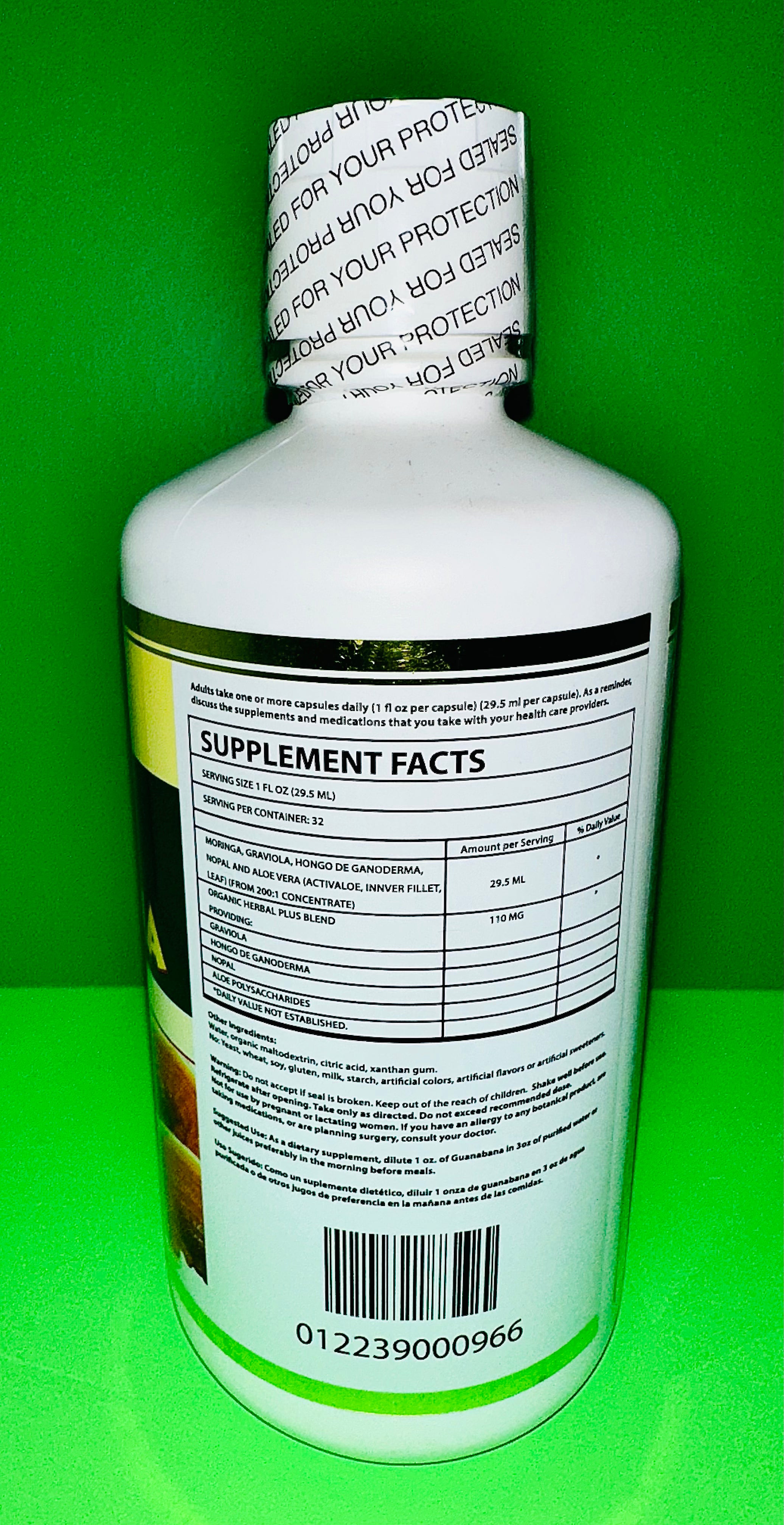 Moringa Guanabana Plus 32 Fl Oz