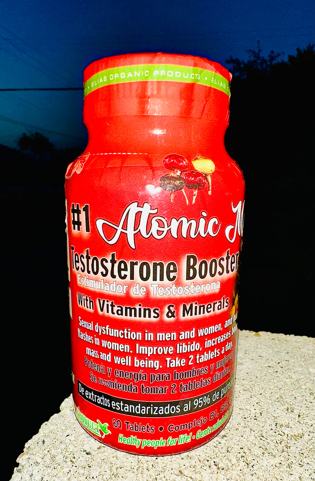 Atomic Maca Testosterone Booster 60 Tabletas