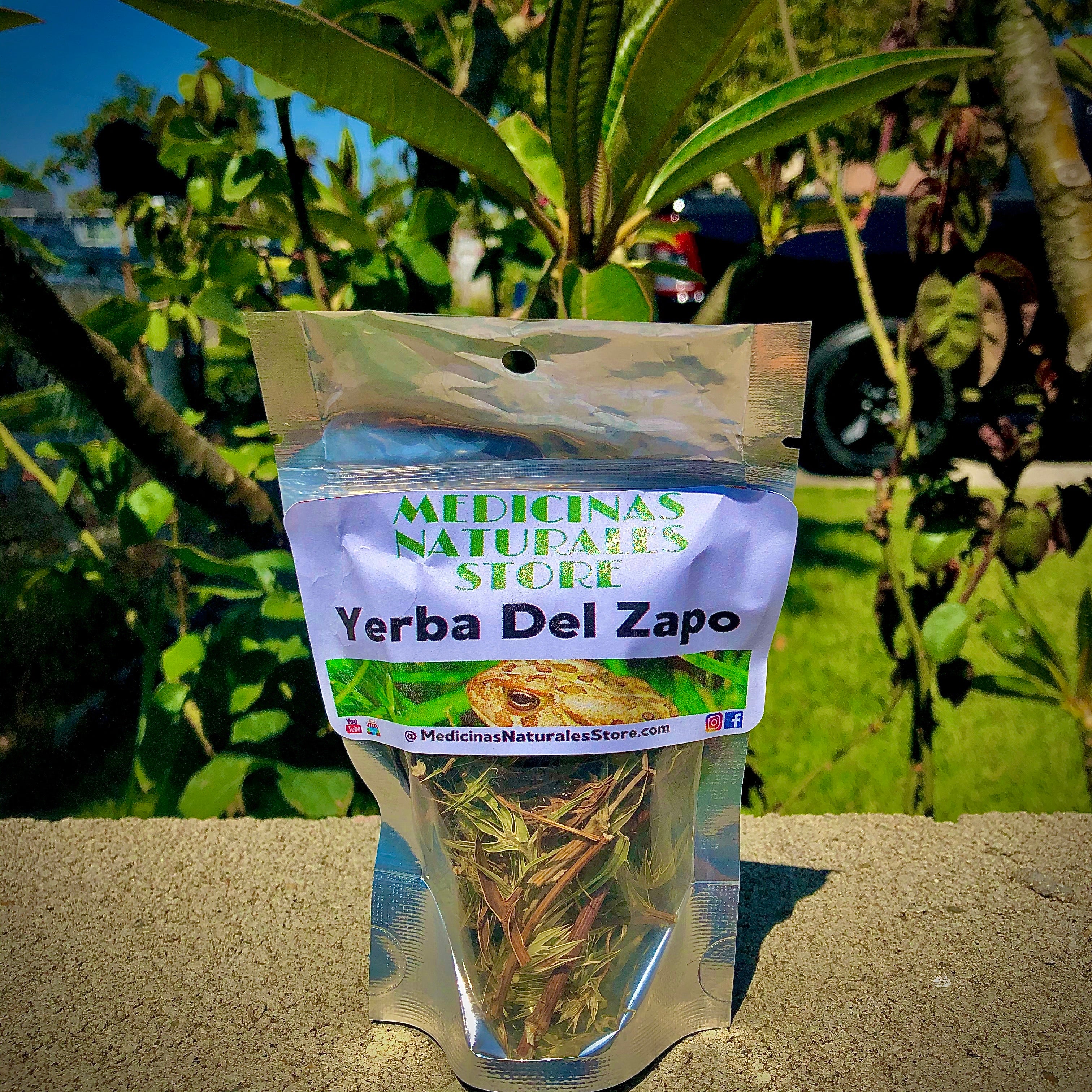 High-potency Yerba Del Zapo in a professional light-protected pouch.