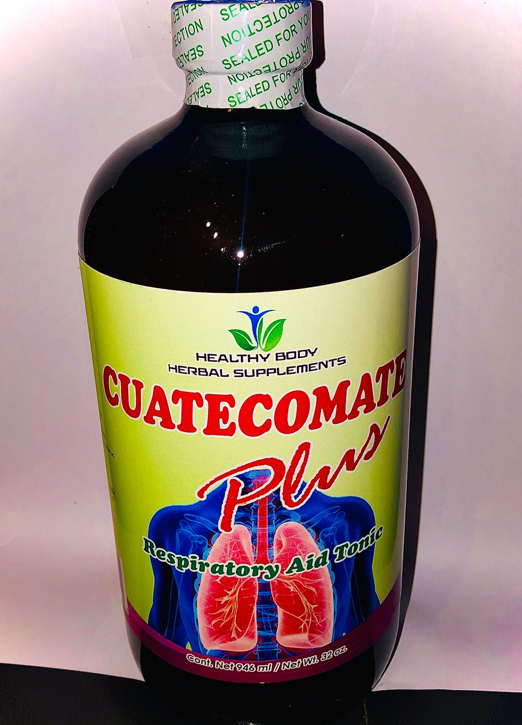 Cuatecomate Plus Respiratory Aid Tonic 32 oz