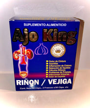 Load image into Gallery viewer, Ajo 🧄 King 👑 Riñón / Vejiga 2 Fascos 60 &amp; 30 Capsulas
