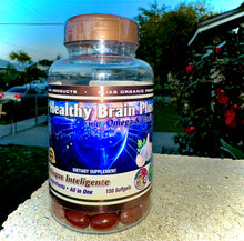 Load image into Gallery viewer, Healthy Brain Plus with Omega and Garlic 150 Softgels
