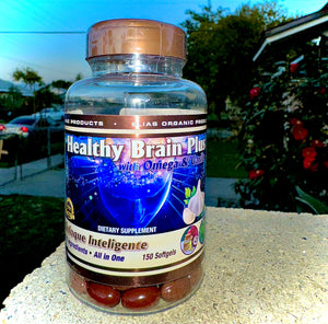 Healthy Brain Plus with Omega and Garlic 150 Softgels