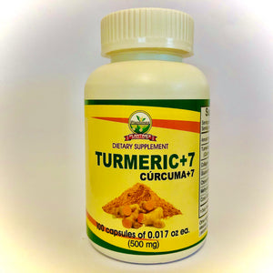 Turmeric +7 Cúrcuma +7 (100 Capsules)