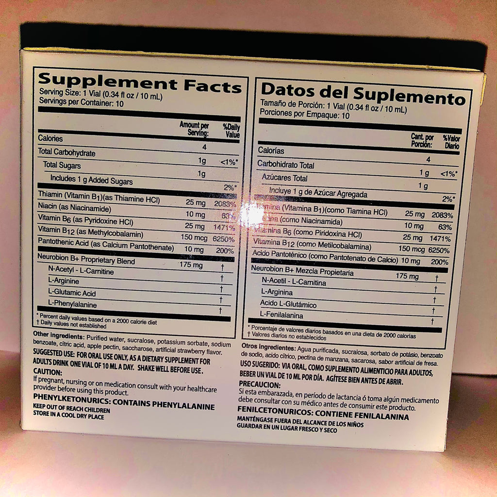 NeuroBion Plus 10 Drinkable Vials