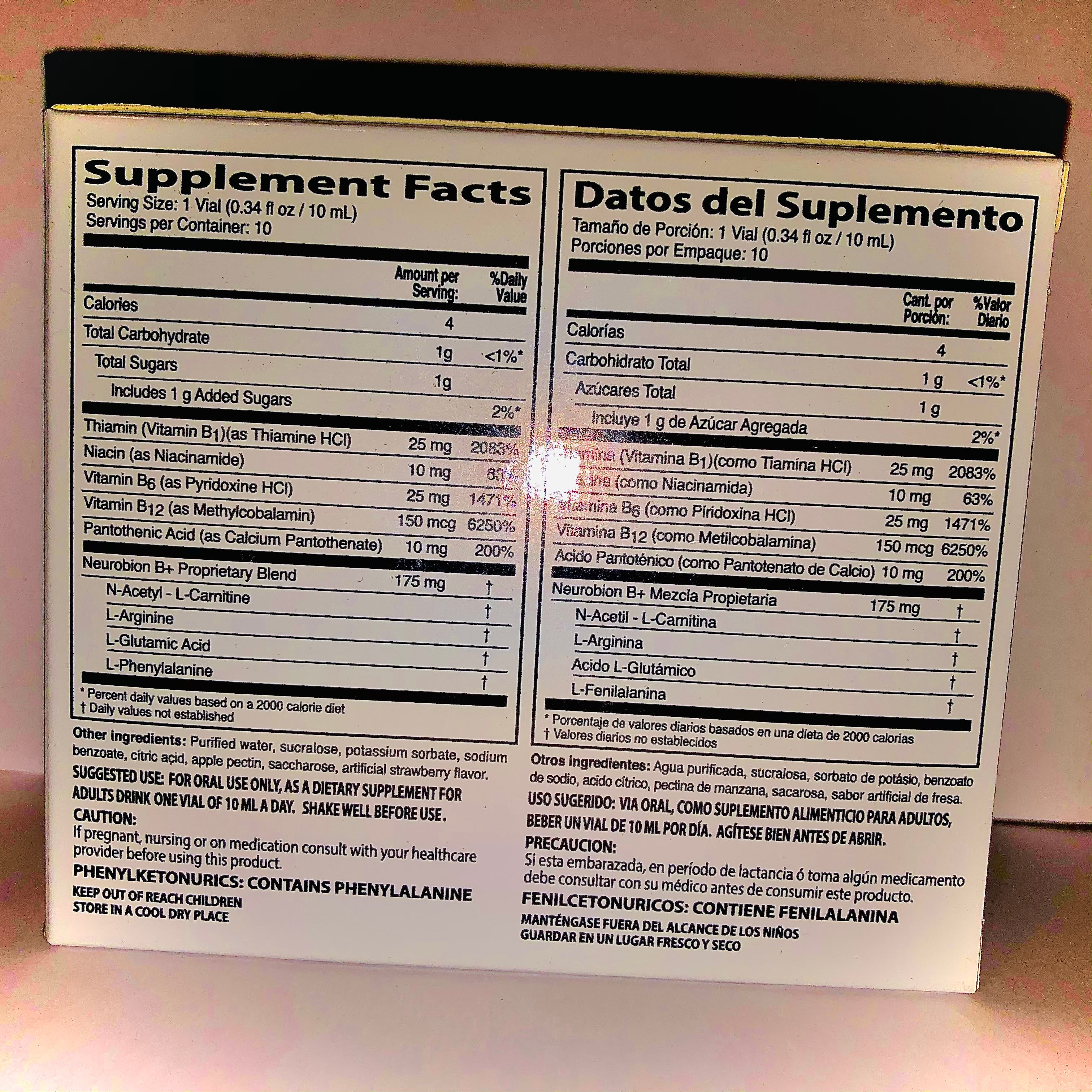 NeuroBion Plus 10 Drinkable Vials