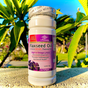 Flaxseed Oil 100 Softgels (1,000mg)