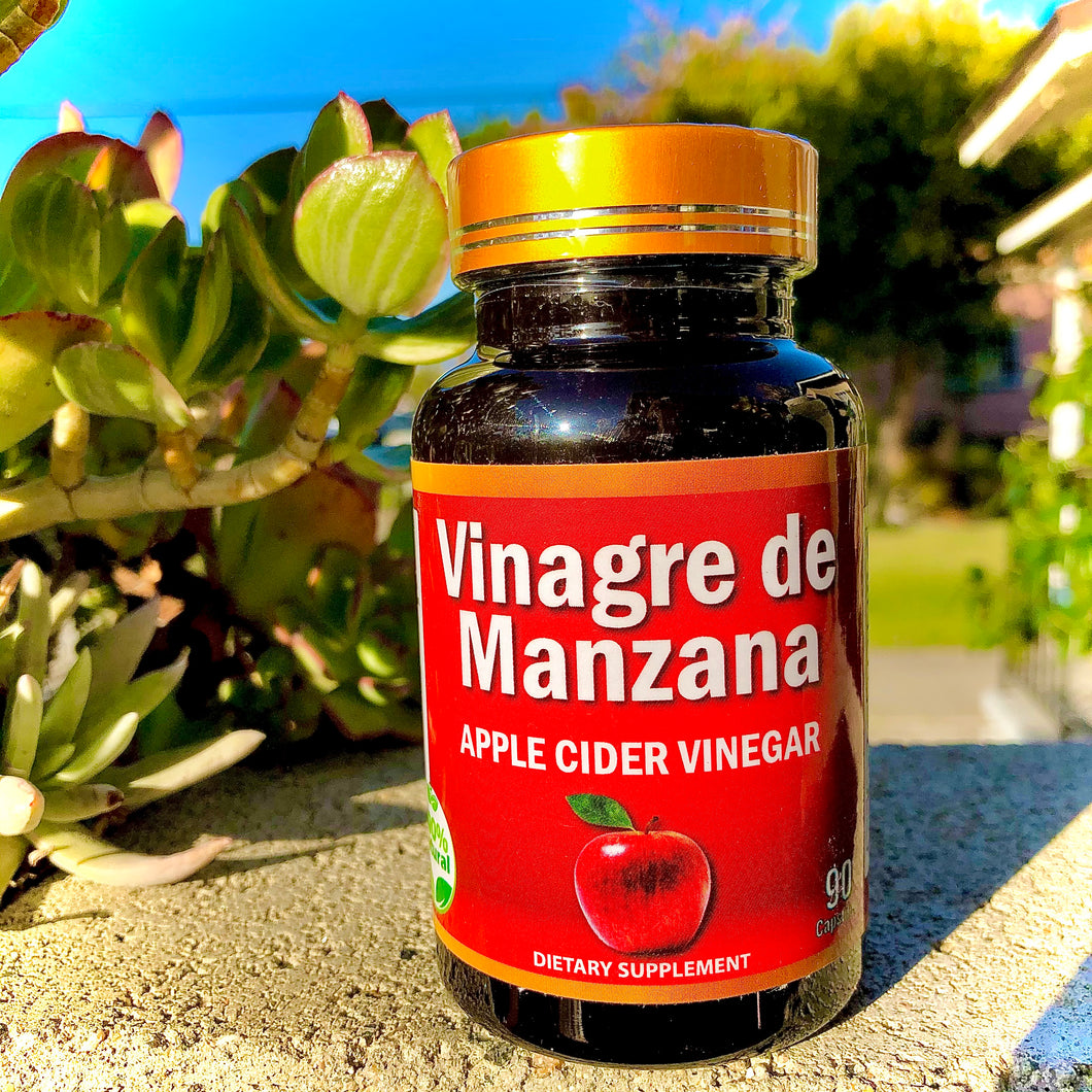 Vinagre de Manzana Apple Cider Vinegar 90 Capsules