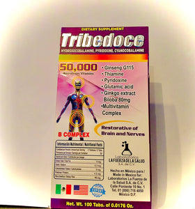 Tribedoce 50,000 B COMPLEX 100 Tabletas