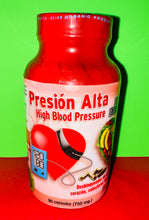 Load image into Gallery viewer, Presión Alta High Blood Pressure 90 Capsules 750mg
