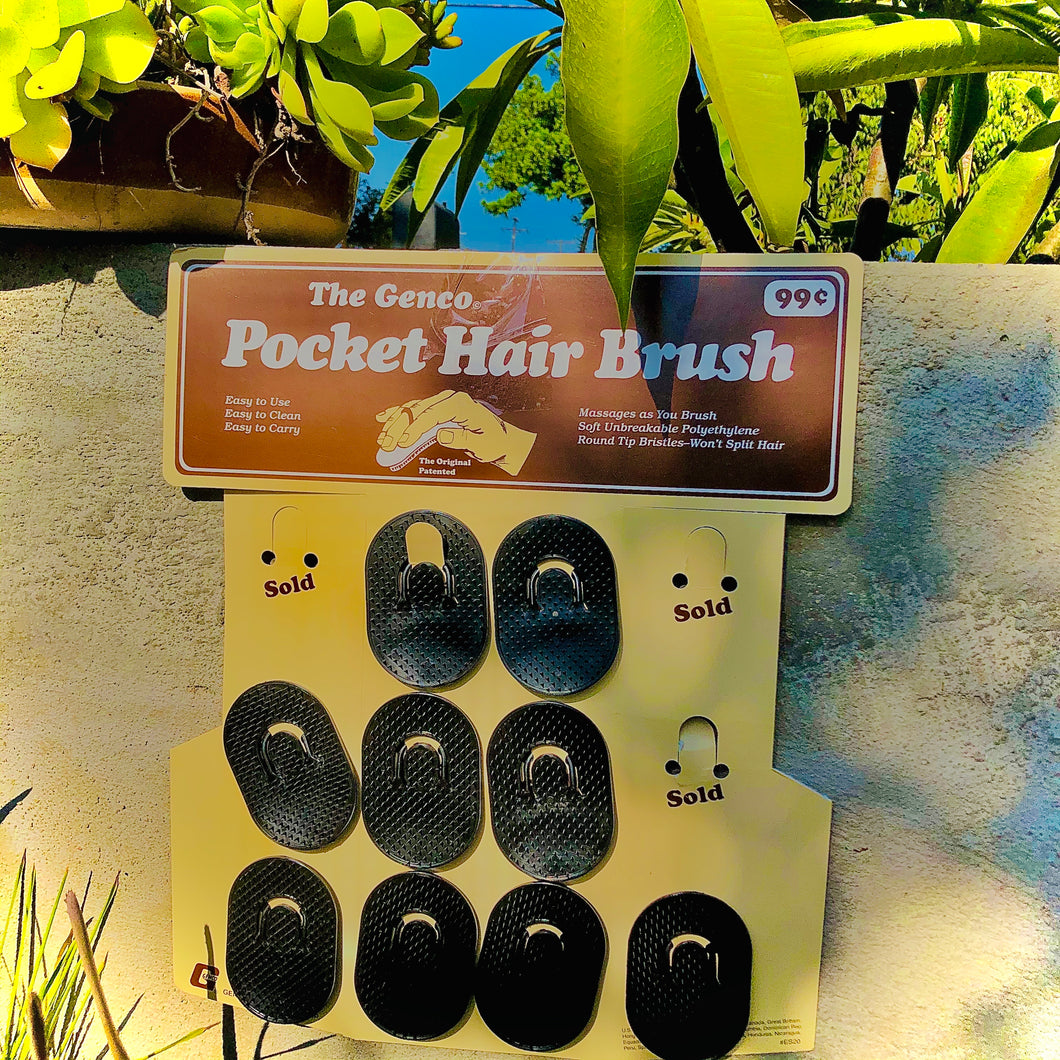 Pocket Hair Brush STANDARD PLASTIC STYLE