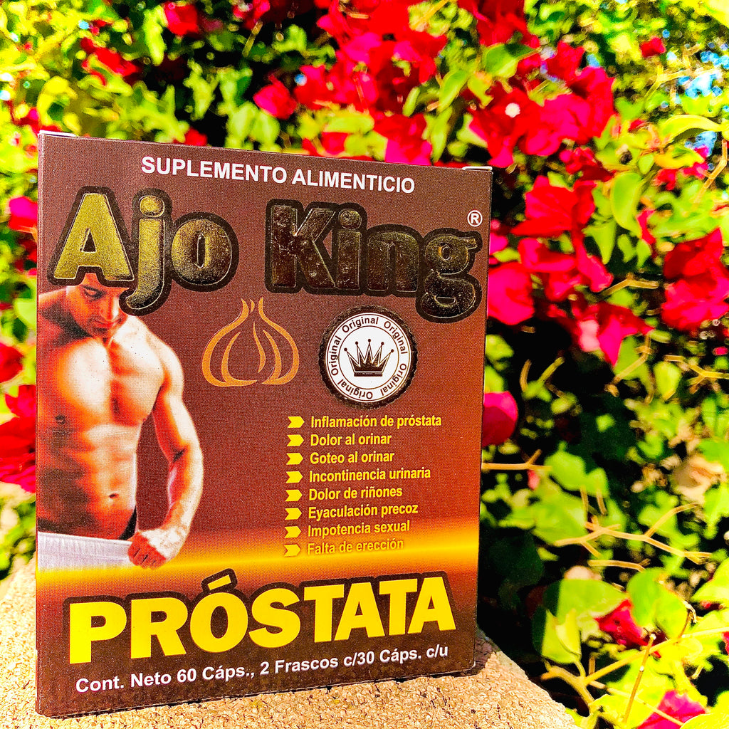 Ajo King Próstata 2 Bottles of 30 & 60 Capsules 🧄