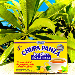 Chupa Té  Jengibre Piña🍍Linaza 30 Tea Bags