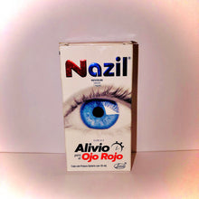 Load image into Gallery viewer, Nazil Alivio para el Ojo Rojo 15 mL
