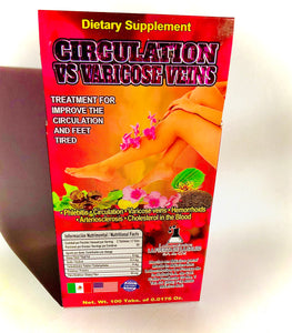 Circulación 🆚 Varices 100 Tabletas de 500 mg