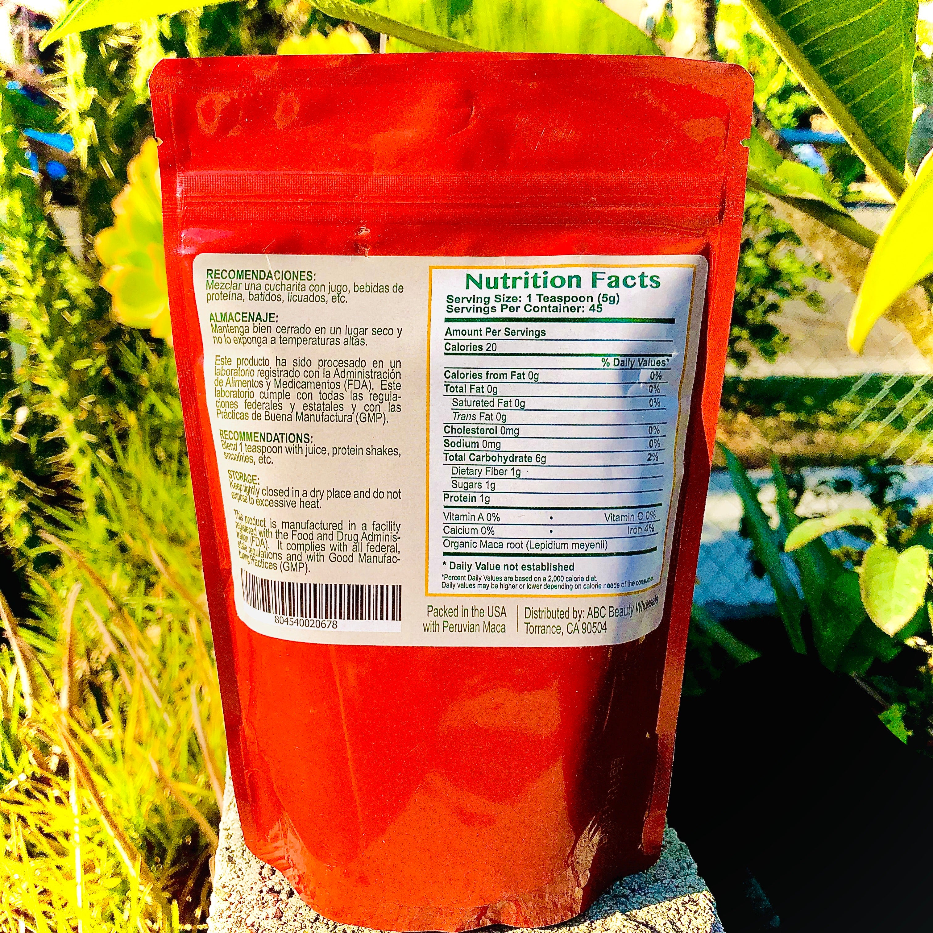 MACA Root Powder Organic  8 oz.