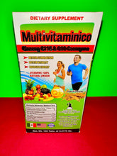 Load image into Gallery viewer, Multivitaminico 100 Tabletas de 500 mg Ginseng G115 &amp; Coenzima Q10
