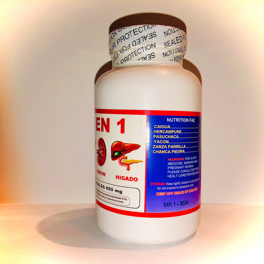 3 en 1 Pancreas, Rinon, Higado   (90) Capsules 650 mg