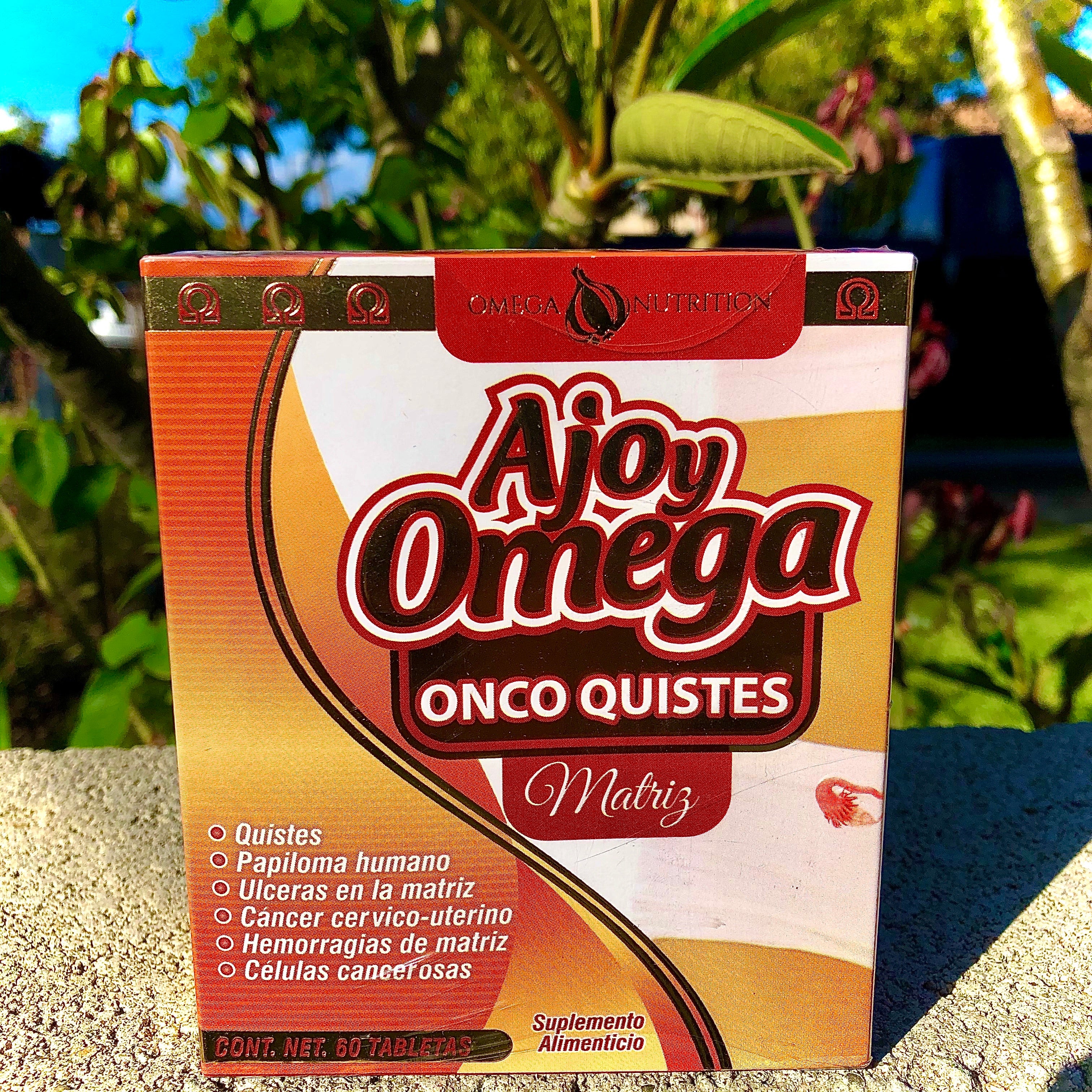 Ajo 🧄 y Omega Onco Quistes Matriz