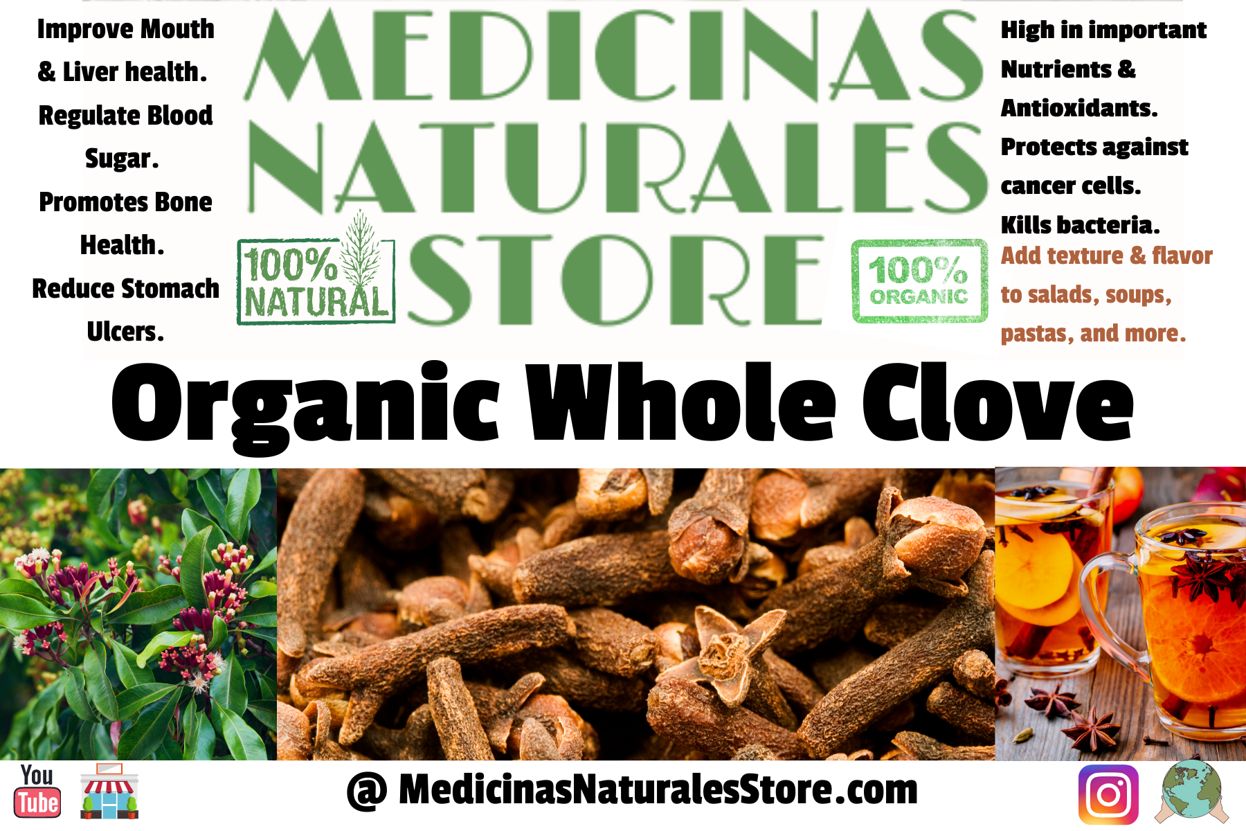 Organic Whole Clove