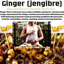 Load image into Gallery viewer, 100% Natural NON-GMO Ginger Capsules
