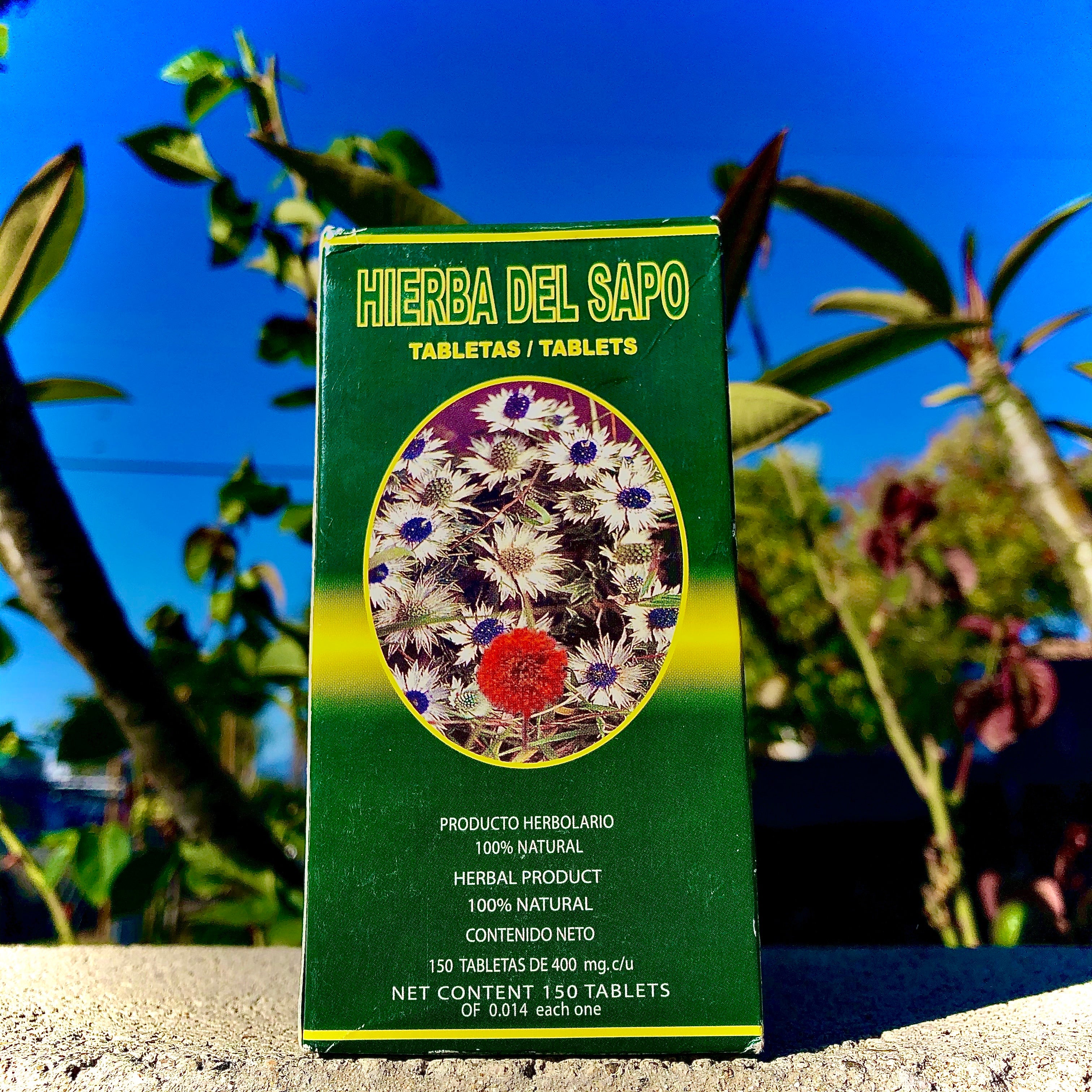 Hierba del Sapo 150 Tablets