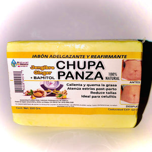 Jabón CHUPA PANZA Jengibre Ginger +BAMITOL