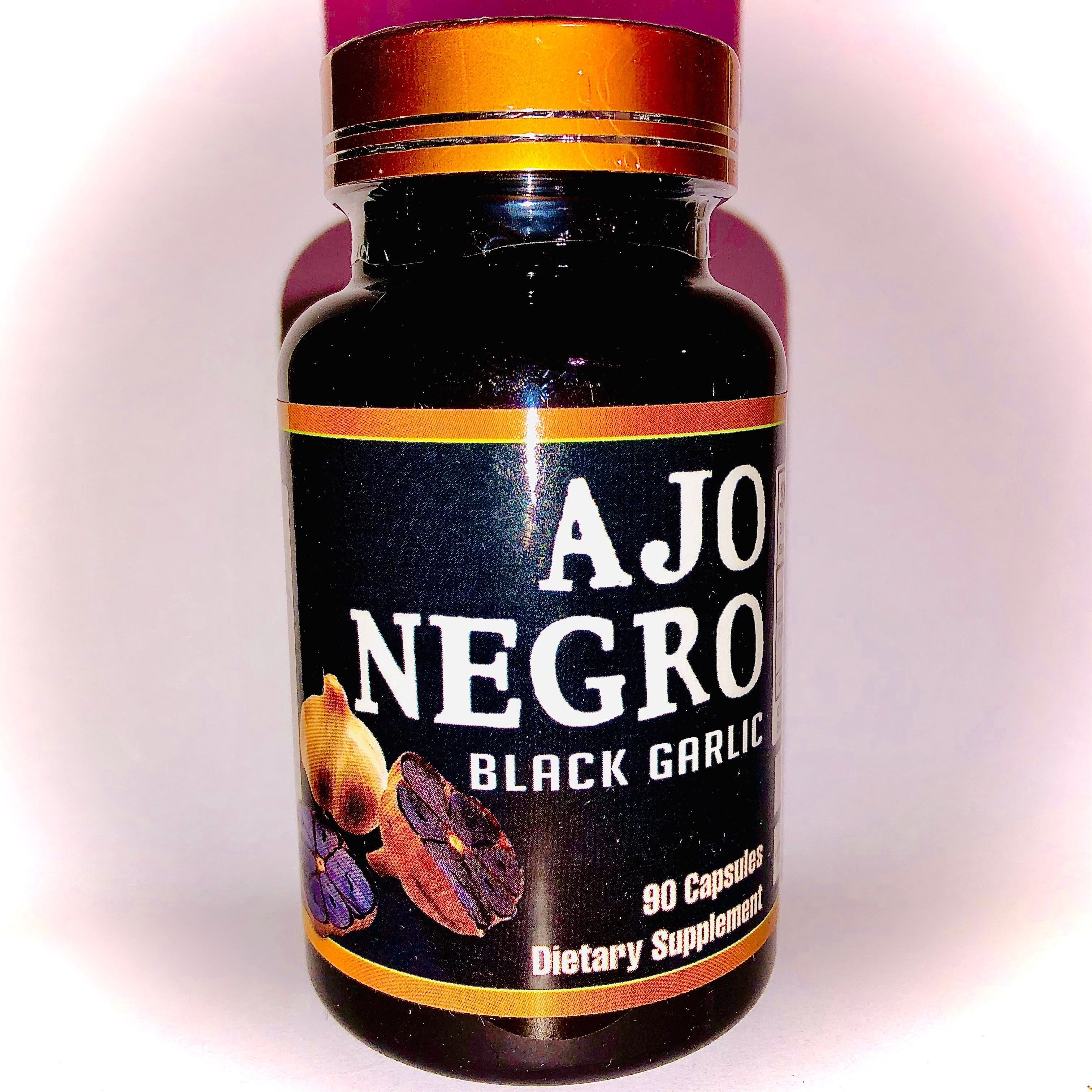 Ajo Negro Black Garlic 🧄 90 Capsules
