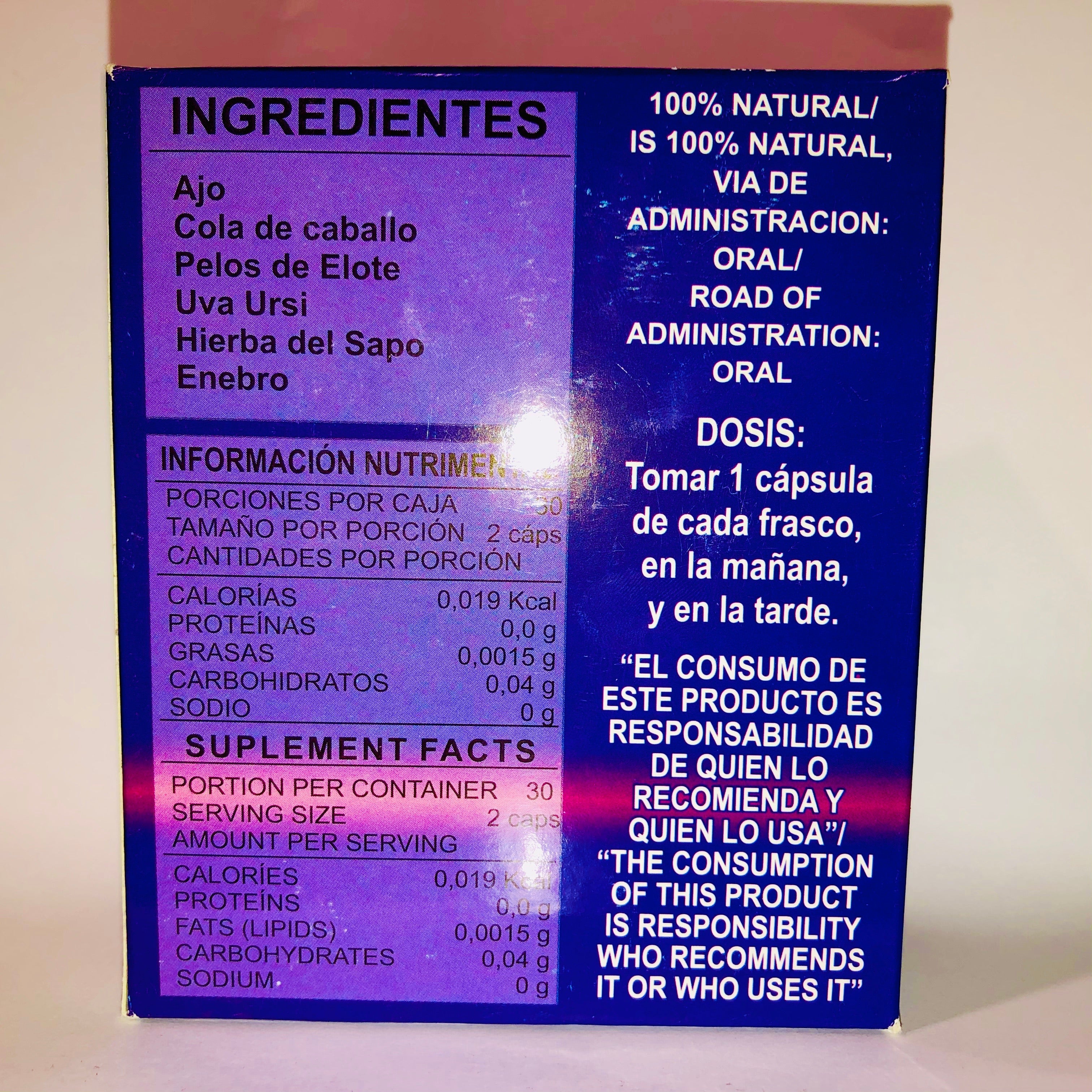 Ajo King Riñon / Vejiga 60 Capsules & 30 Capsules