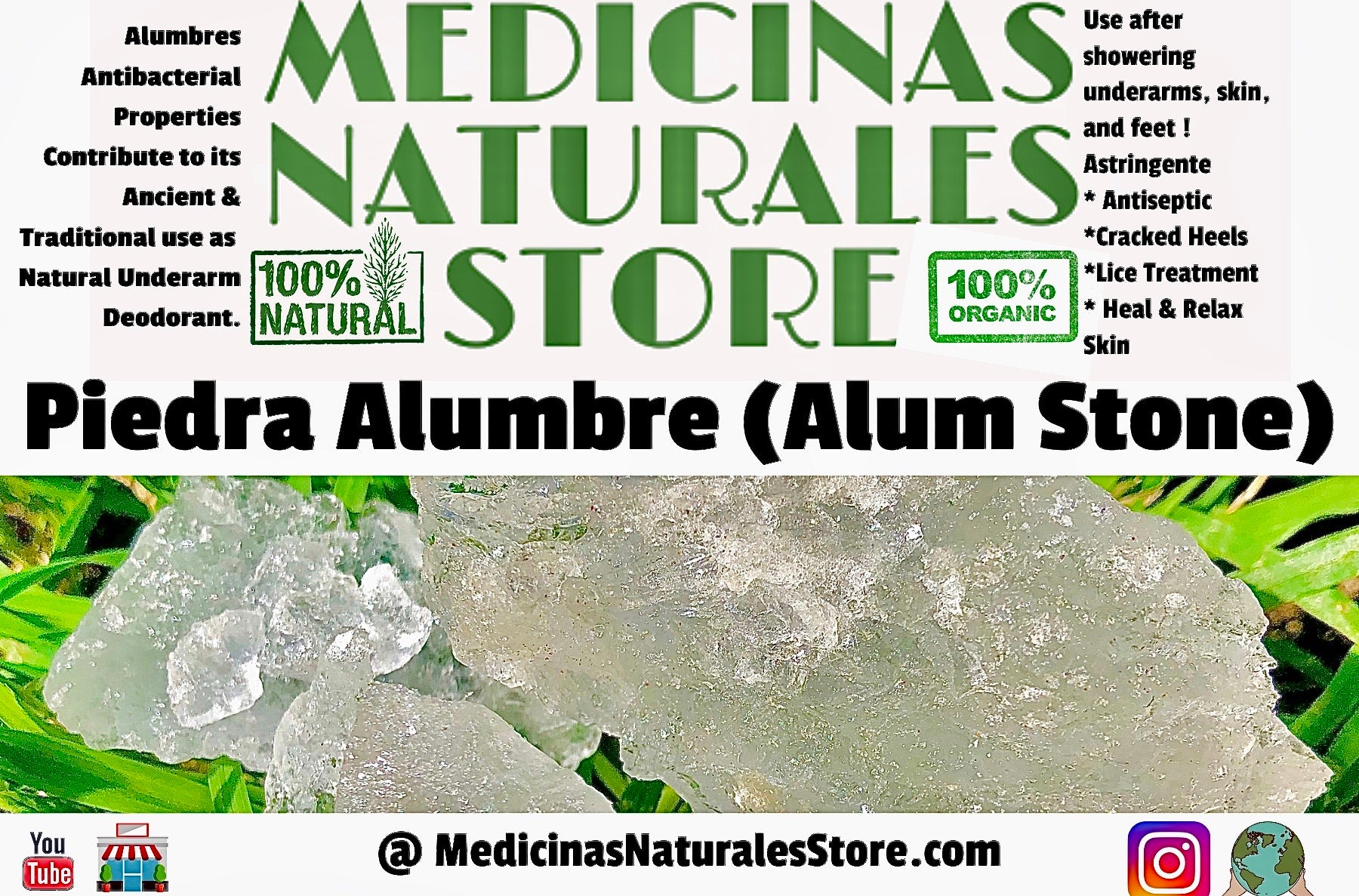 Piedra Alumbre (Alum Stone)