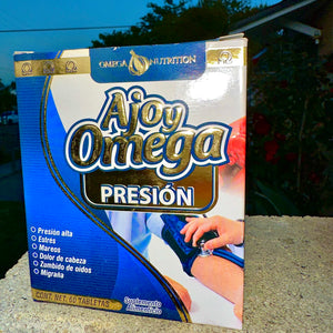 Ajo 🧄 y Omega Presión 60 Tabletas