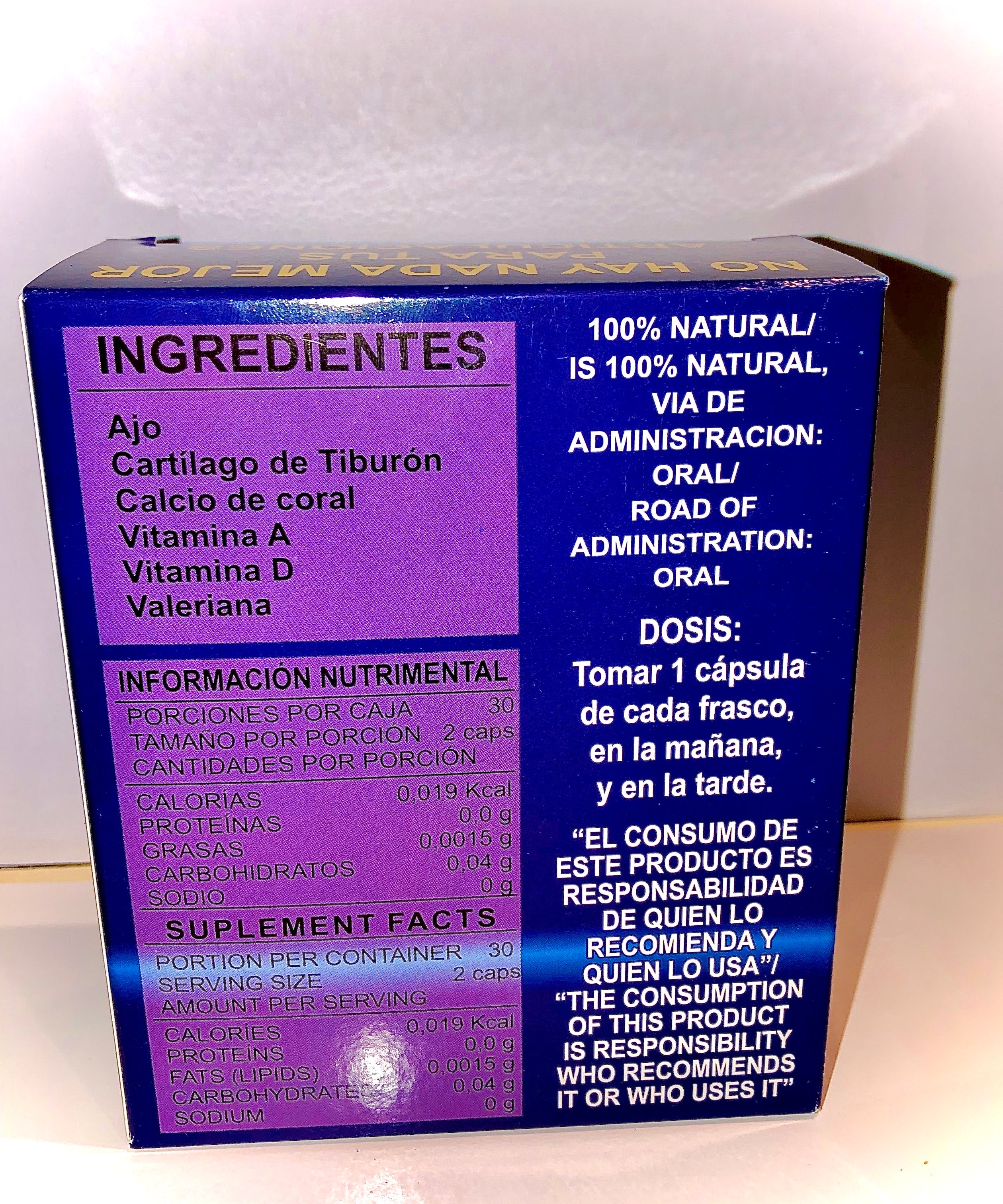 Ajo 🧄 King 👑 Artritis 2 Frascos 60 son 30 & and 30 Capsulas por bote