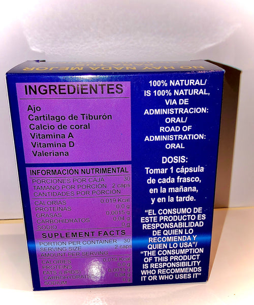 Ajo 🧄 King 👑 Artritis 2 Frascos 60 son 30 & and 30 Capsulas por Botero