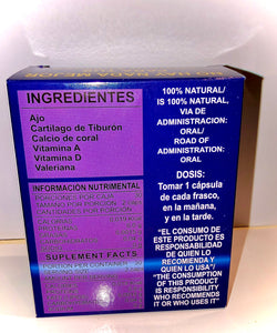 Ajo 🧄 King 👑 Artritis 2 Frascos 60 son 30 & and 30 Capsulas por bote