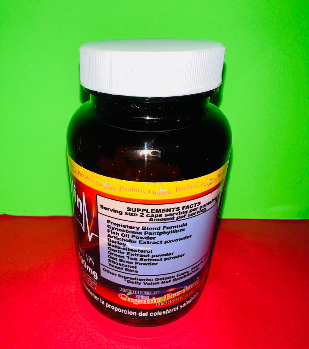 Cholesterolin 90 Capsules of 500 mg