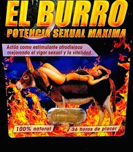 Load image into Gallery viewer, El Burro Potencia Sexual Máxima 100% Natural
