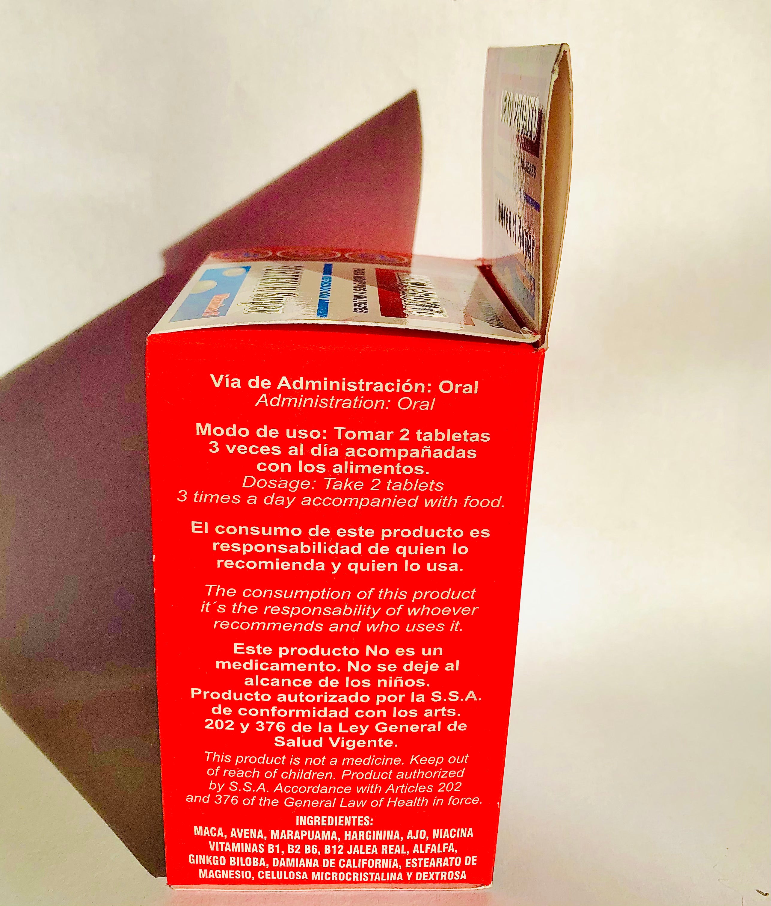 FORTEX H SÚPER 100 Tabletas de 500 mg