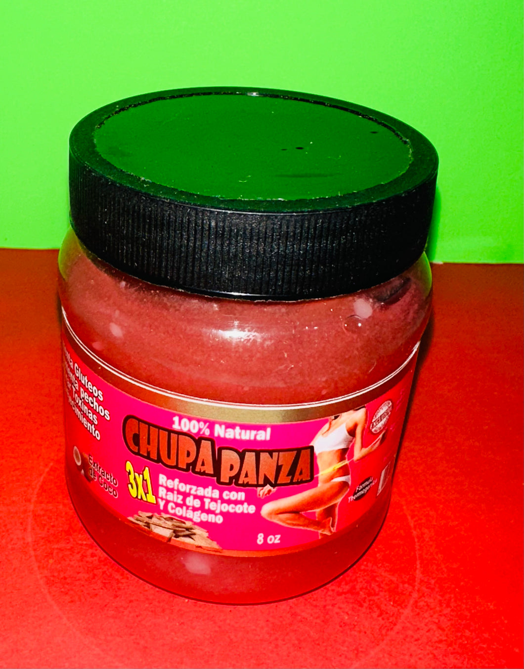 Chupa Panza 3 en 1 Gel 8 oz Coco, Raíz de Tejocote, Colágeno