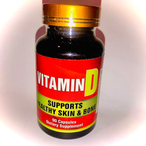 Vitamin D 90 Capsules healthy skin & bone