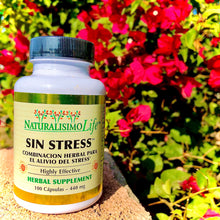 Load image into Gallery viewer, Sin Stress Herbal Supplement 100 Capsulas
