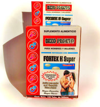 Load image into Gallery viewer, FORTEX H SÚPER SEXO PRONTO 100 Tabletas de 500 mg
