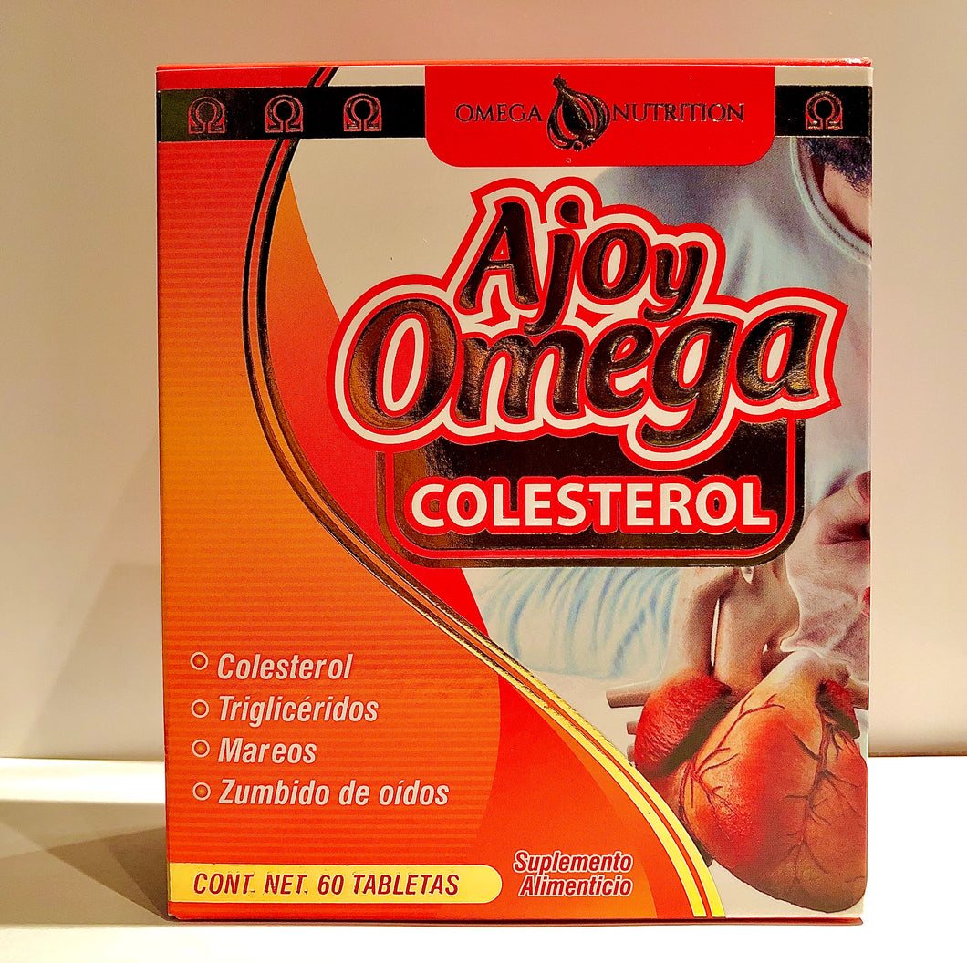 Ajo y Omega Colesterol 60 Tabletas Medicinas Naturales Store